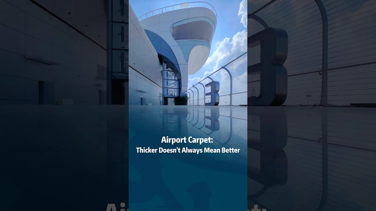 Airport carpet: why thicker is not always better — UNIJOY video frame