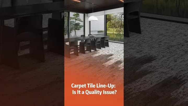 UNIJOY Short title over a carpet tiled meeting room illustrating visible line-up